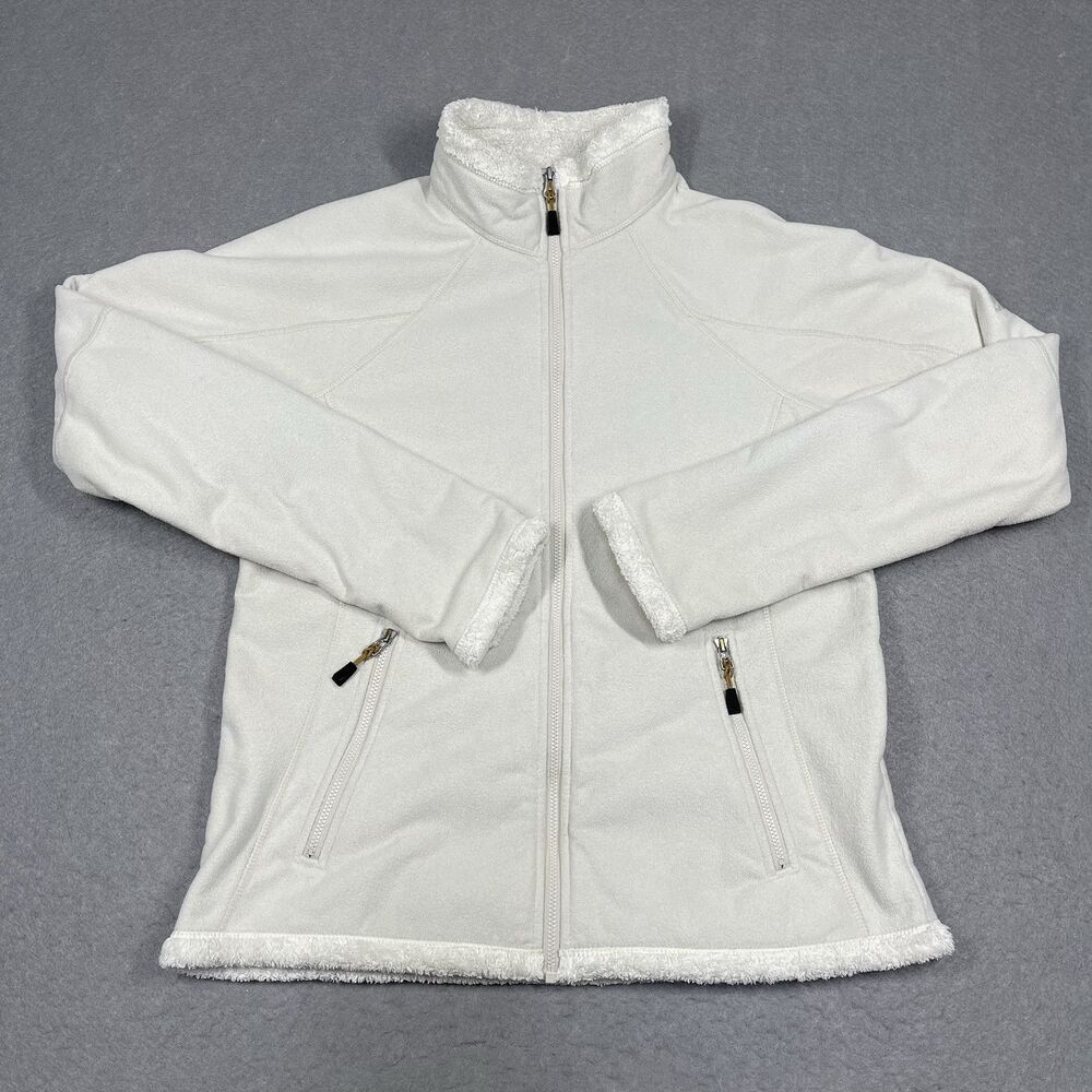 Nike Jacket Womens Medium Off White ACG Fleece Sherpa Lined Full Zip Outdoor